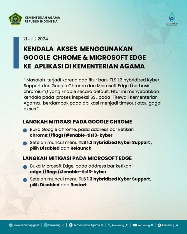 cara akses situs web kemenag