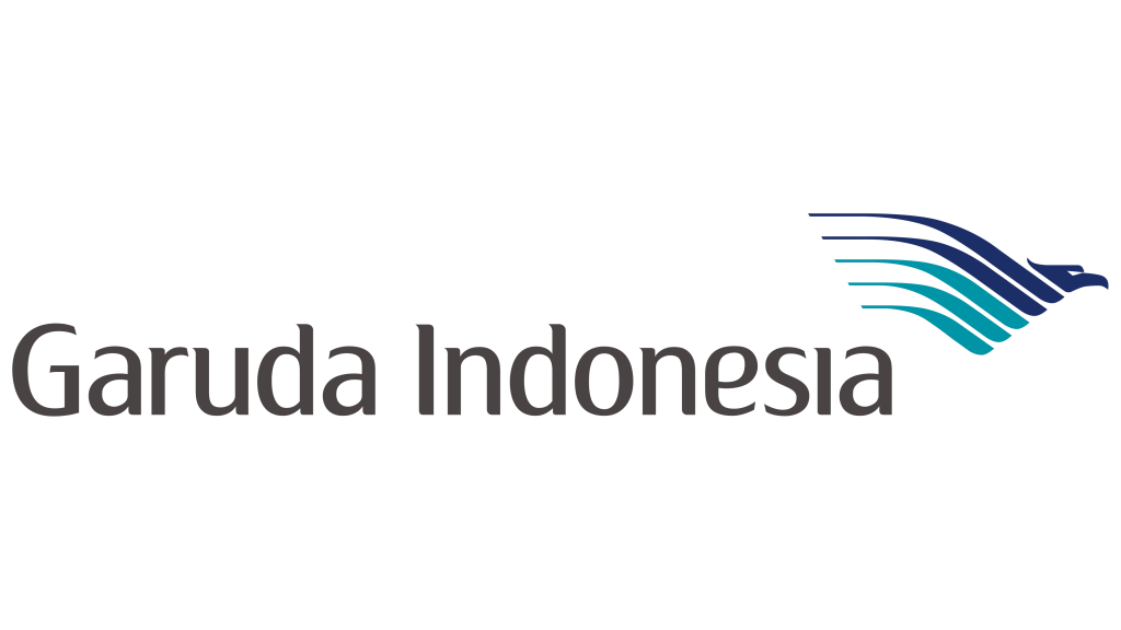 Logo Garuda Indonesia berwarna biru toska.