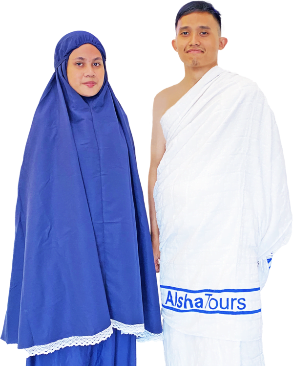 pasangan sedang persiapan umroh