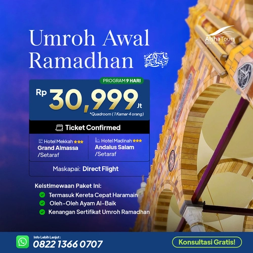 paket umroh awal ramadhan 2026