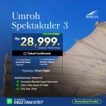 paket umroh spektakuler bintang 3 14 januari 2026