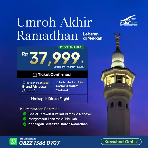 Akhir Ramadhan Lebaran di Mekkah