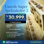 paket umroh spektakuler bintang 5 combine 2026