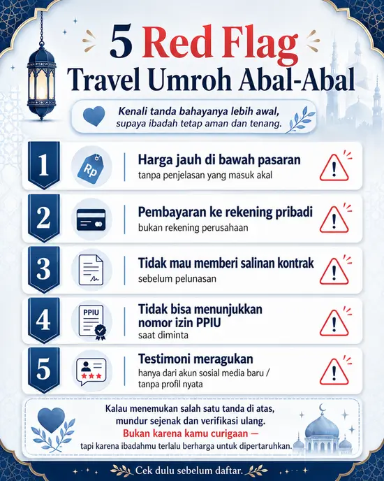 5 Red flag travel umroh abal-abal
