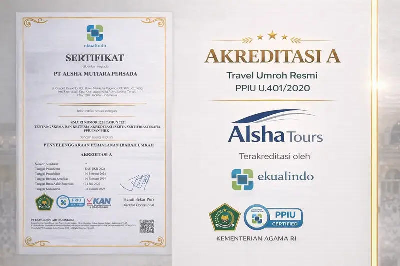 Akreditasi A travel umroh resmi