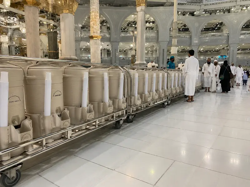 Air zamzam masjidil haram makkah