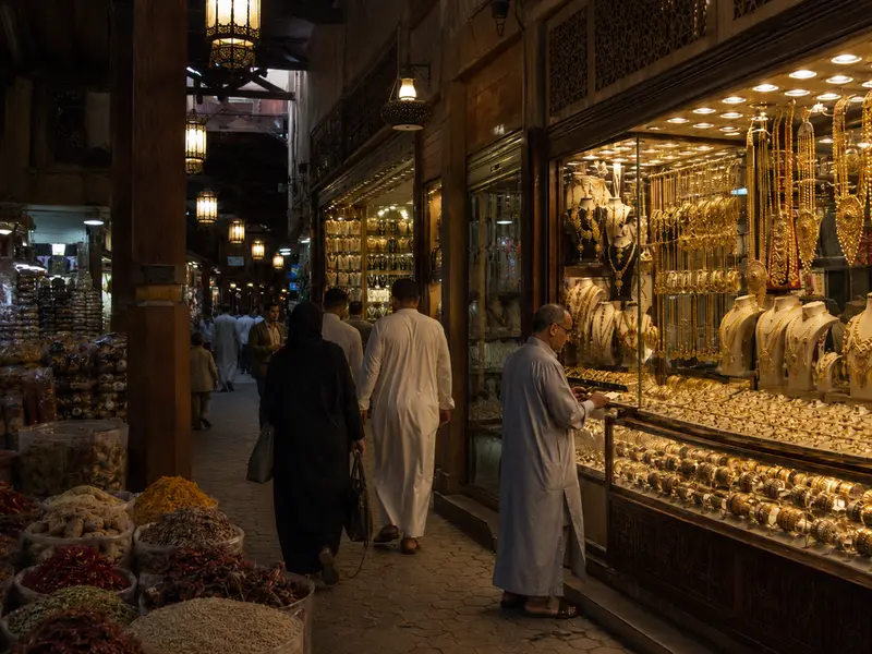 suasana gold souk dubai pasar tradisional